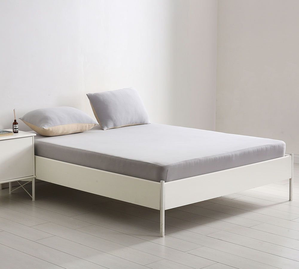 ぴったりフィットシーツ ニット グレー – cover-ing-plusの公式