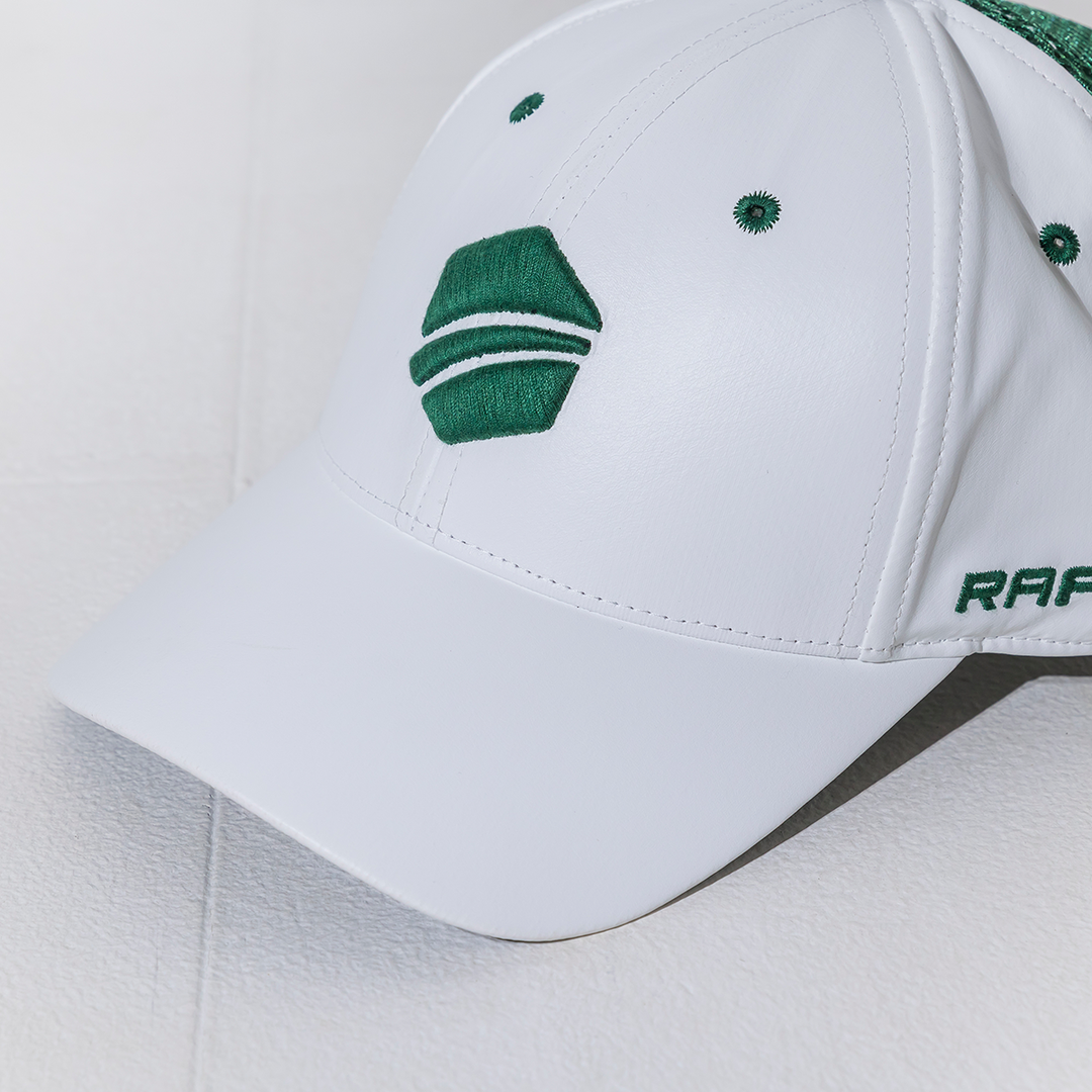 世界初放射冷却素材使用　ラディクールキャップ（RAFREXロゴ）グリーン
