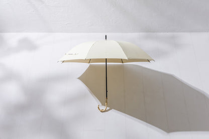 ラディクール日傘　晴雨兼用　長傘　ライトベージュ